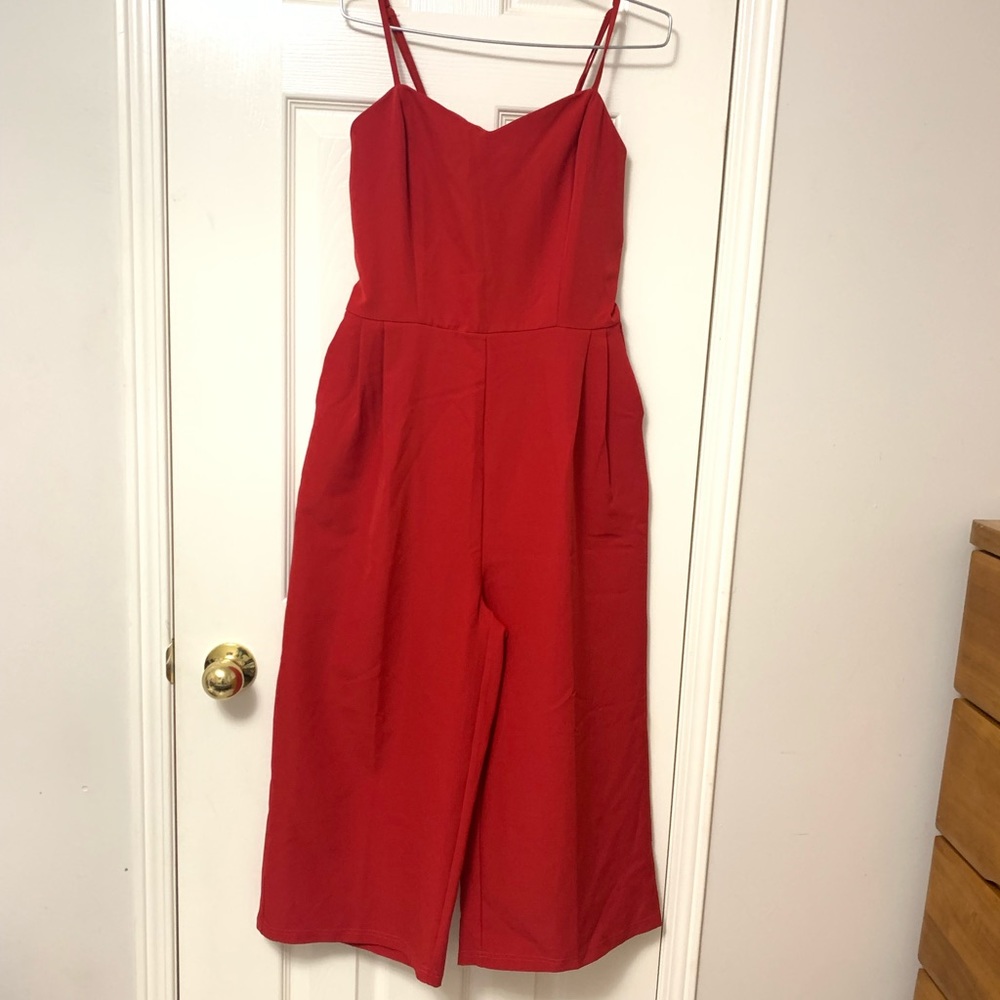 Revamped Red Jumpsuit